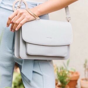 Pixie Mood Grey Vegan Leather Zoe Crossbody